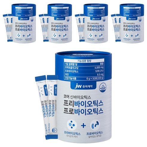 JW중외제약 코어 신바이오틱스 프리바이오틱스 프로바이오틱스
