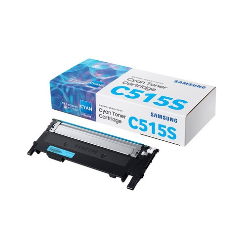 삼성전자 컬러 레이저프린터 토너, 사이안(CLT-C515S), 1개