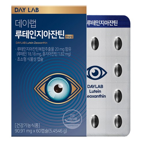 데이랩 미니 루테인 지아잔틴, 60정, 1개