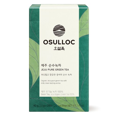 오설록 제주 순수녹차, 2g, 20개입, 1개