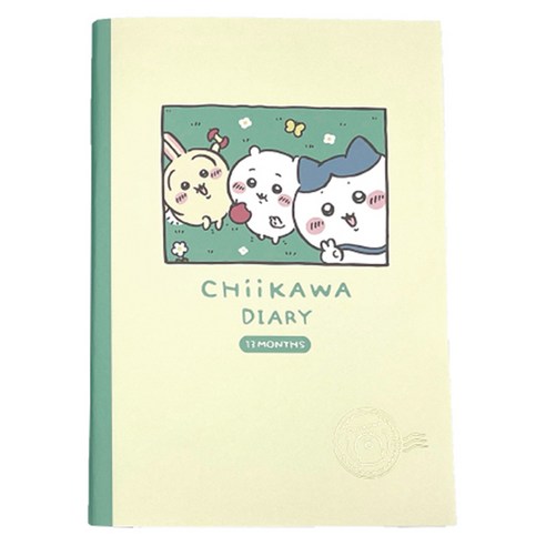 주영 먼작귀 치이카와 만년형 다이어리, 아이보리, 1개