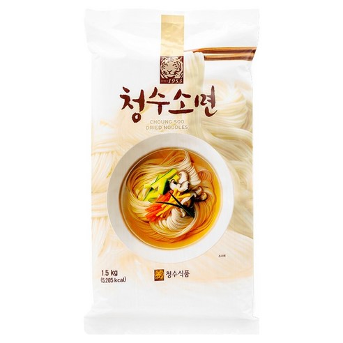 청수식품 소면 포장