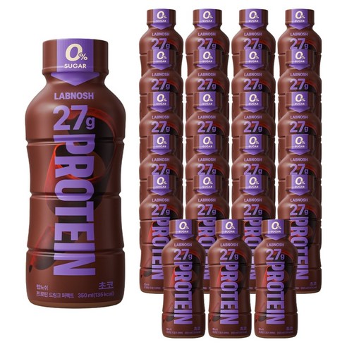 랩노쉬 프로틴 드링크 퍼펙트 초코, 24개, 350ml