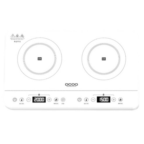 오쿠 프리미엄 인덕션 화이트 2구