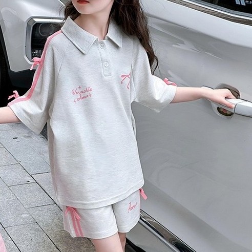 Arbe 마키 리본 상하의 세트