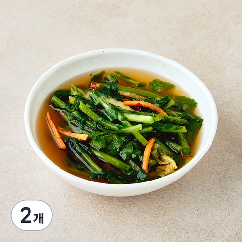 장군차김치 진경 열무물김치, 2.5kg, 2개