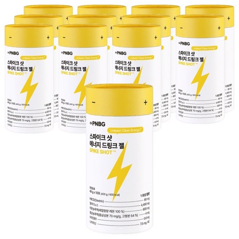 풍년보감 스파이크 샷 에너지젤 10p, 400g, 12개