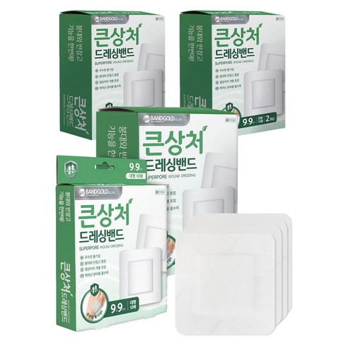 밴드골드 중형상처 드레싱밴드, 10개입, 6개