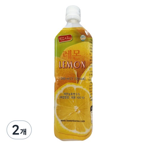 스위트코리아 레몬 액상음료