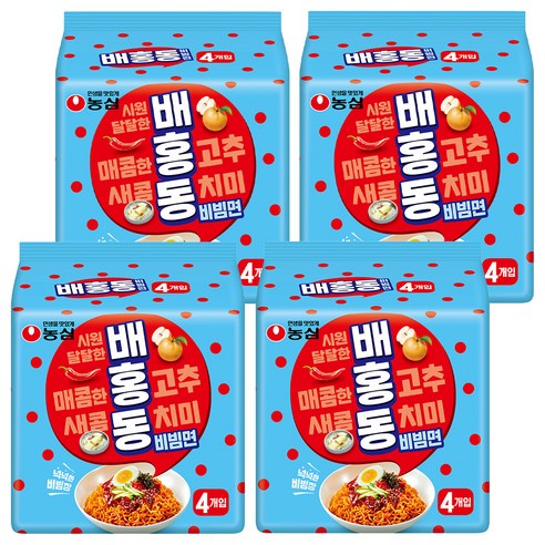 농심 배홍동 비빔면 137g