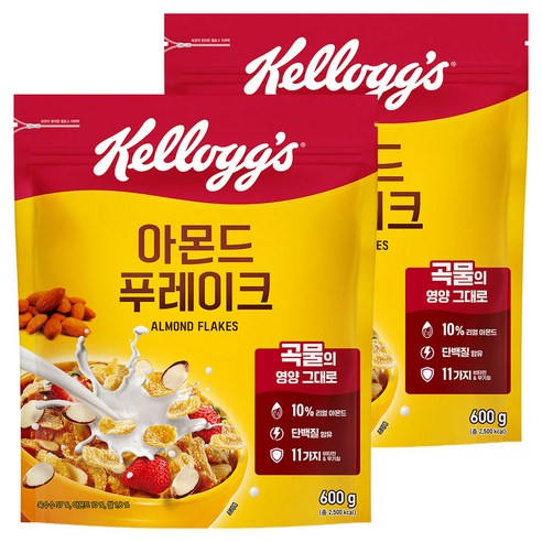 켈로그 아몬드 푸레이크 시리얼