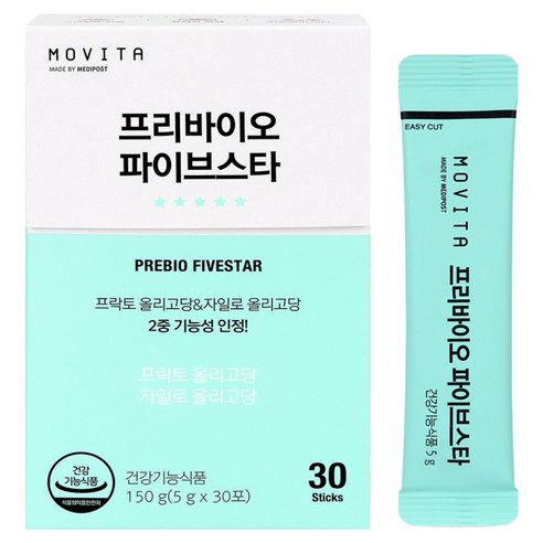 모비타 프리바이오 파이브스타 프리바이오틱스, 150g, 1개