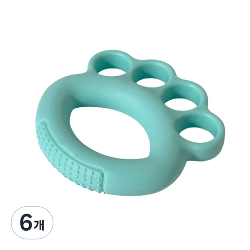 실리콘 분지 악력기 일반용 9kg, 노르딕그린, 6개