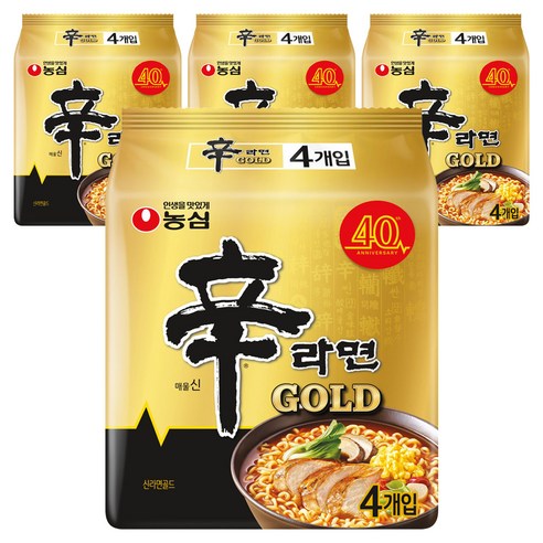 신라면 골드 125g, 16개