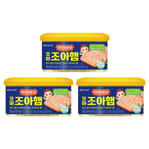 아이배냇 꼬마 조아햄, 200g, 3개