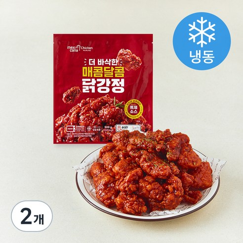 [로켓프레시] 멕시카나치킨 더바삭한 매콤달콤 닭강정 (냉동)