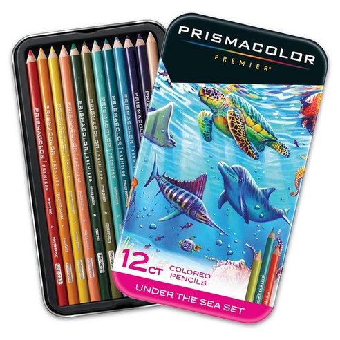 프리즈마 Primacolor Premier Soft Core Colored Pencils Under The Sea Set, 12색, 1개