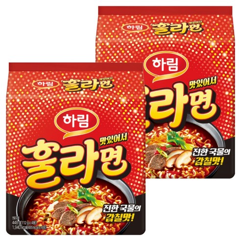 하림 맛있어서 훌라면 112g