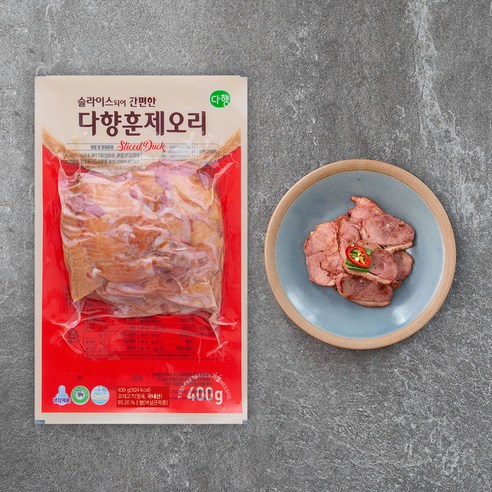 다향 훈제오리 슬라이스