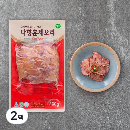 다향 훈제오리 슬라이스