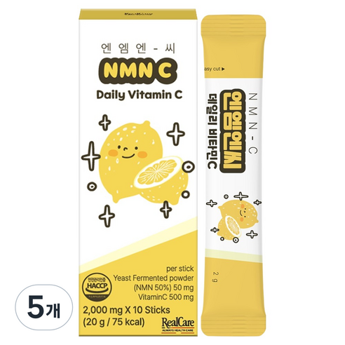리얼케어 NMN-C 엔엠엔씨 데일리 비타민C