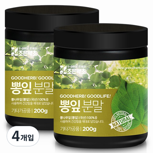 조은약초 뽕잎가루, 200g, 4개