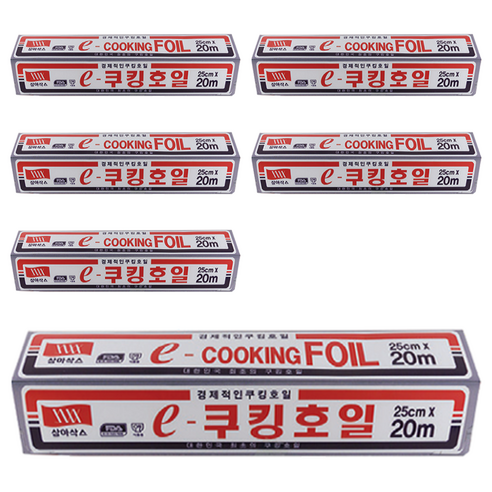 삼아삭스호일 e 쿠킹호일, 20m, 6개