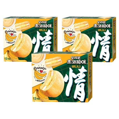 오리온초코파이 바나나 12p