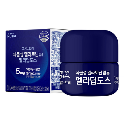티에프티 프롬뉴트리 식물성 멜라토닌 함유 멜라딥도스 30p, 1개