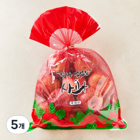 [로켓프레시] 프레샤인 당도선별 작아도 맛있는 꼬마 사과, 1.5kg, 5개