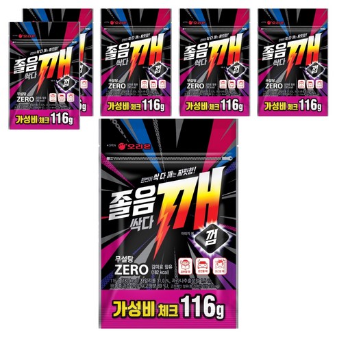 오리온 졸음싹다깨껌 리필