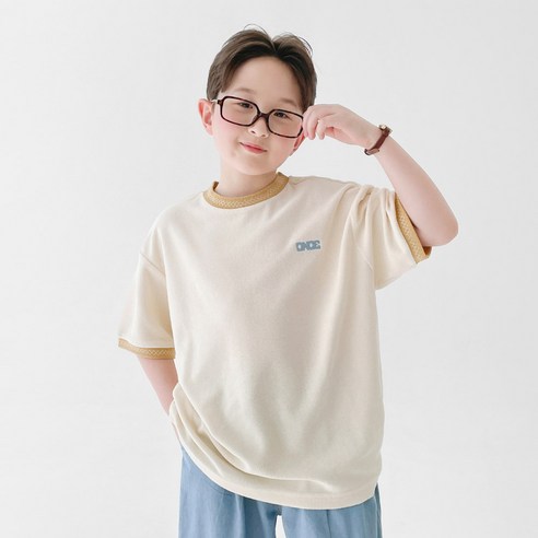베리클로젯 버터플라이 테리 반팔 반소매 티셔츠