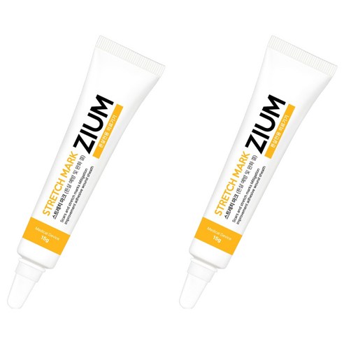 ZIUM 스트레치 마크 튼살관리 겔, 15g, 2개