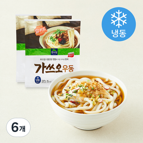 [로켓프레시] 면사랑 가쓰오우동 (냉동)