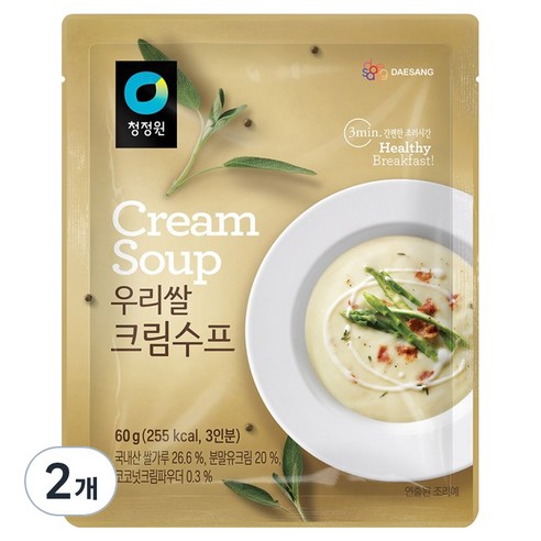 청정원 우리쌀 크림수프