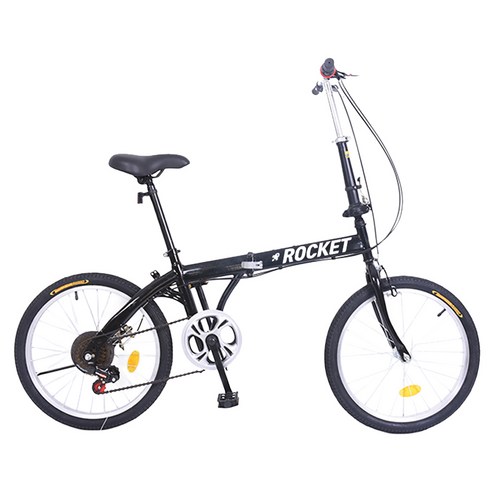 닥터바이크 M-20 로켓 접이식 스틸 디스크 브레이크 자전거 11.6kg 신장 155~175cm, 블랙, 50.8cm(20인치)