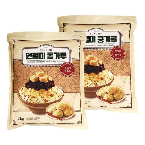 성진 인절미 콩가루, 2kg, 2개