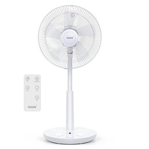 한경희생활과학 초미세풍 발터치 리모컨 선풍기