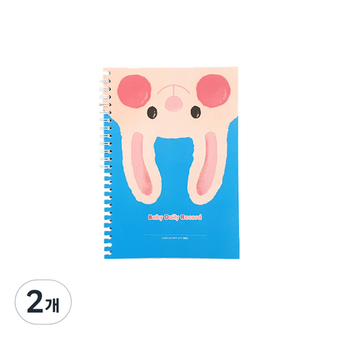 제이밀크 애착인형 수유일지, 아기토끼, 2개