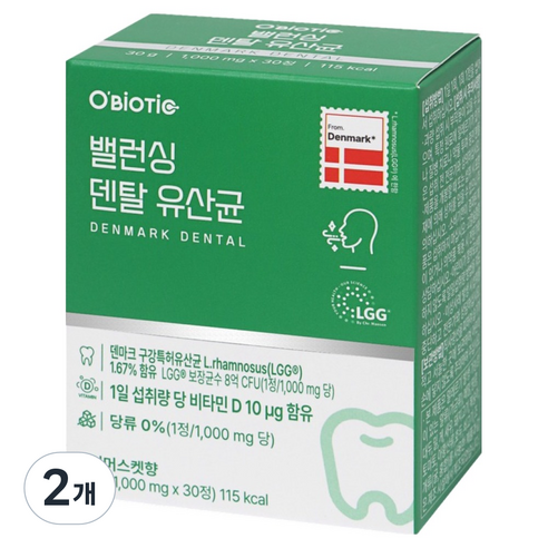 오바이오틱 밸런싱 덴탈 유산균 30g