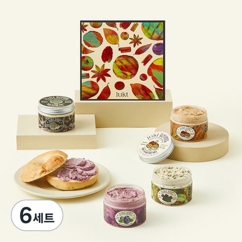 [로켓프레시] LUKT 버터 4종 선물세트 350g, 350g, 6세트