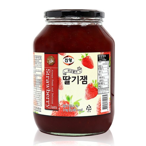 진양 딸기잼, 2kg, 1개