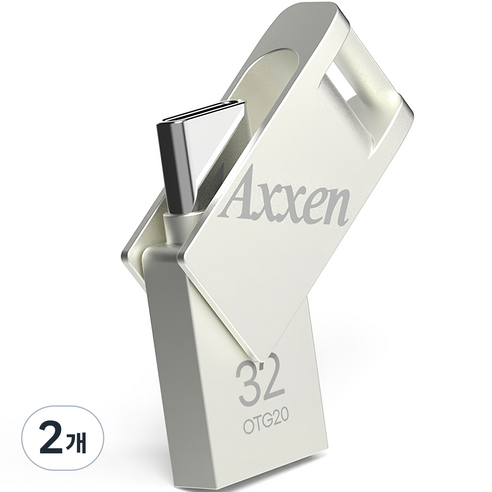 액센 버디 C타입 USB 메모리 OTG20, 32GB, 2개