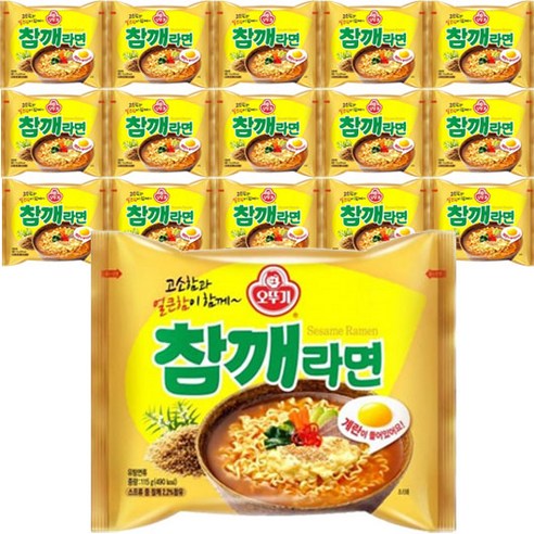 오뚜기 참깨라면, 16개