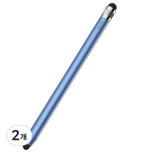 엑토 스마트폰 태블릿 정전식 터치펜 PEN-07, 2개, 블루