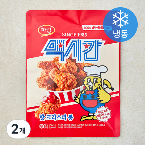 [로켓프레시] 맥시칸 핫크리스피 봉 (냉동), 350g, 2개