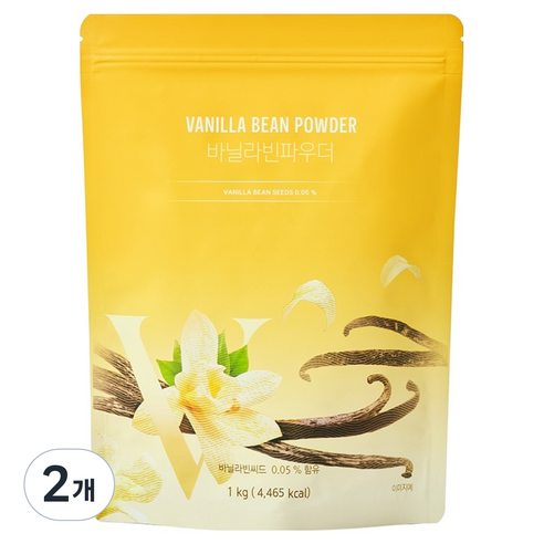 네이쳐티 바닐라빈 파우더, 1kg, 1개입, 2개