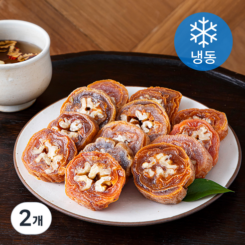 [로켓프레시] 다정다감 곶감호두말이 (냉동), 240g, 2개