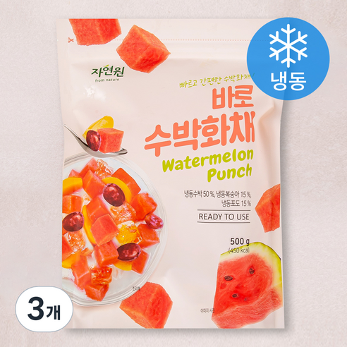 [로켓프레시] 자연원 바로수박화채 (냉동)