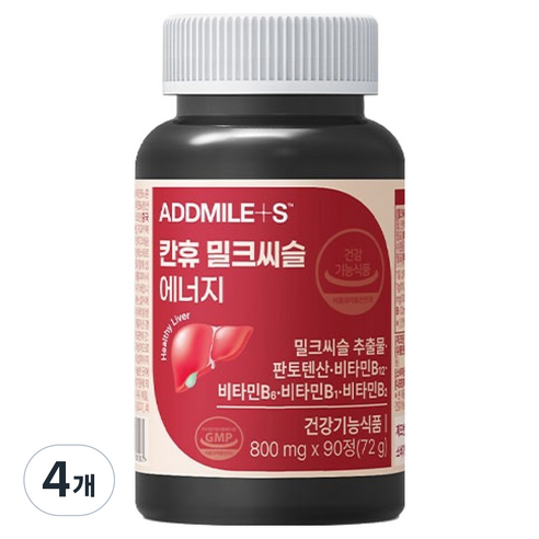 애드마일스 신풍제약 칸휴 밀크씨슬 에너지 72g, 4개, 90정